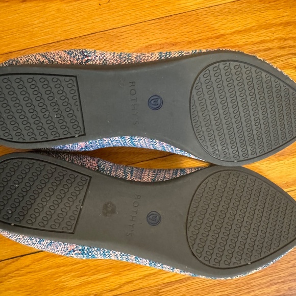 Rothy’s turquoise melange points size 8 - Picture 5 of 5